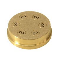 Omcan 19757 #386 Casarecce Pasta Die, 8.8mm Brass Construction