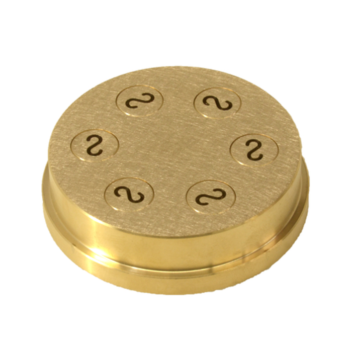 Omcan 19757 #386 Casarecce Pasta Die, 8.8mm Brass Construction