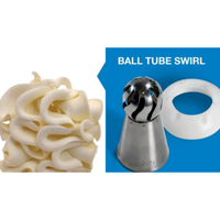 Carpigiani IC183-016584 Ball Tube Swirl Nozzle for Soft Serve Machines