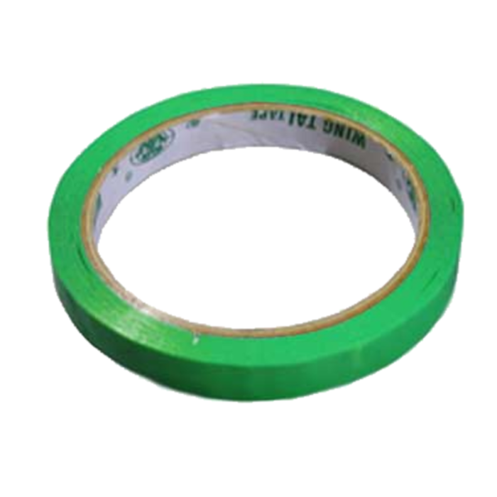 OMCAN 31351 Ruban de scellage vert pour sacs en plastique, 9 mm de large, paquet de 16