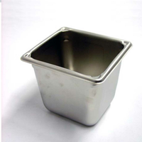 Server 90089 1/6-Size Stainless Steel Steam Table Hotel Pan, 6" Deep