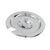 Stainless Steel Vegetable Inset Cover For 7 Quart Inset Steam Table With Notched Opening