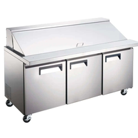 Ancaster AFE-PTM-70 70.4 x 34.0 Refrigerated Mega Top Prep Table