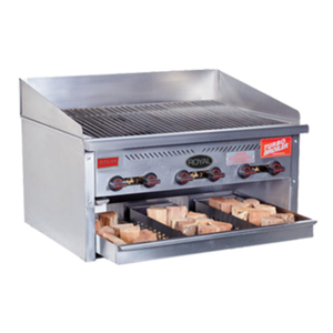 Royal TB-846-SM 46.5" Gas Countertop Turbo Broiler Smoker