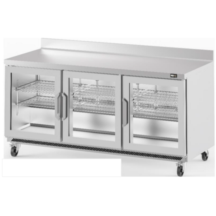 Infrico IUC-UC72RWCR Réfrigérateur de travail de 72-3/4 po (21 pi³)