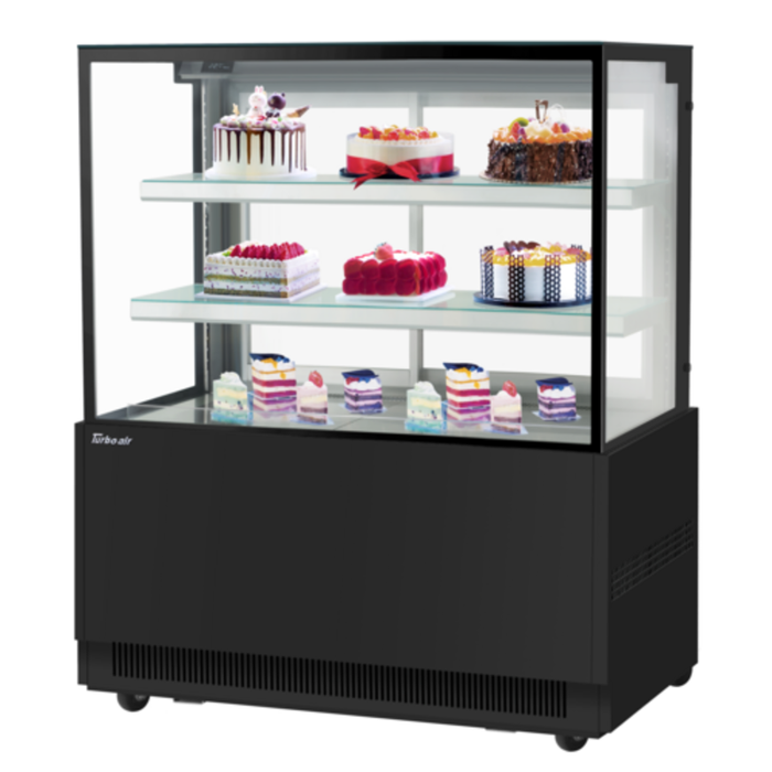 Turbo Air TBP48-54NN-W(B) 47-1/4"W Refrigerated Bakery Display Case 17.2 cu. ft.