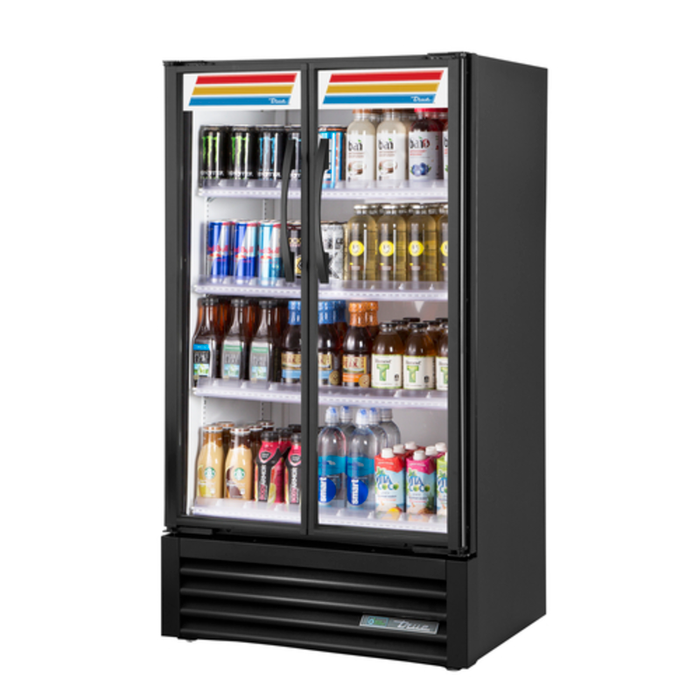 True TVM-30SL-HC~VM03 30.88" Slim Line Refrigerated Glass Door Merchandiser