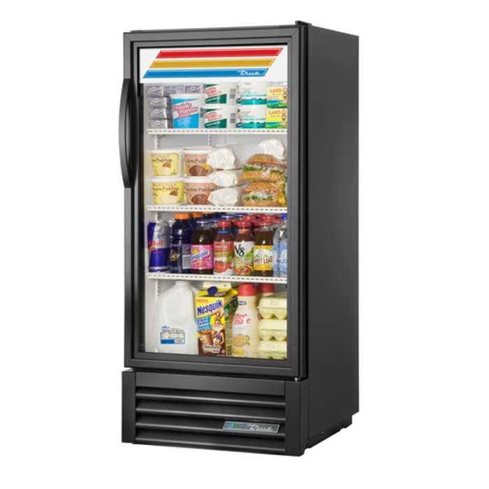 Réfrigérateur commercial à porte vitrée True Manufacturing GDM-10-HC~TSL01, 24,88 pouces de large