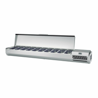 Infrico ICT-VIP23001/3T 90.5 Inch Refrigerated Countertop Pan Rail Case