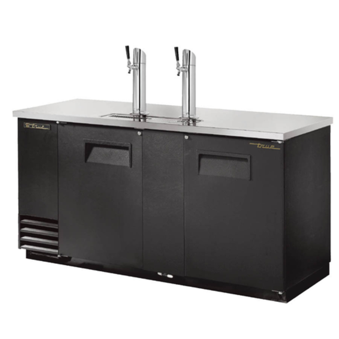 Distributeur de bière pression True Manufacturing 69 pouces, porte pleine