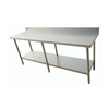 Omcan 44341 Stainless Steel Work Table With Undershelf For Commercial Prep Areas