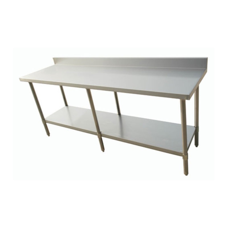 Omcan 44341 Stainless Steel Work Table With Undershelf For Commercial Prep Areas
