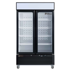 EFI Versa Premier F2-48GDVCP Reach-In Glass Door Freezer With LED Lighting And Black Exterior