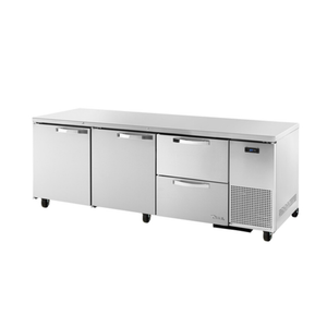 True Refrigeration TUC-93D-2-HC~SPEC3 93" Deep Undercounter Refrigerator, Doors And Drawers