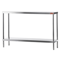 Rosko RO-OSD-4812 48" x 12" Double Table-Mounted Overshelf