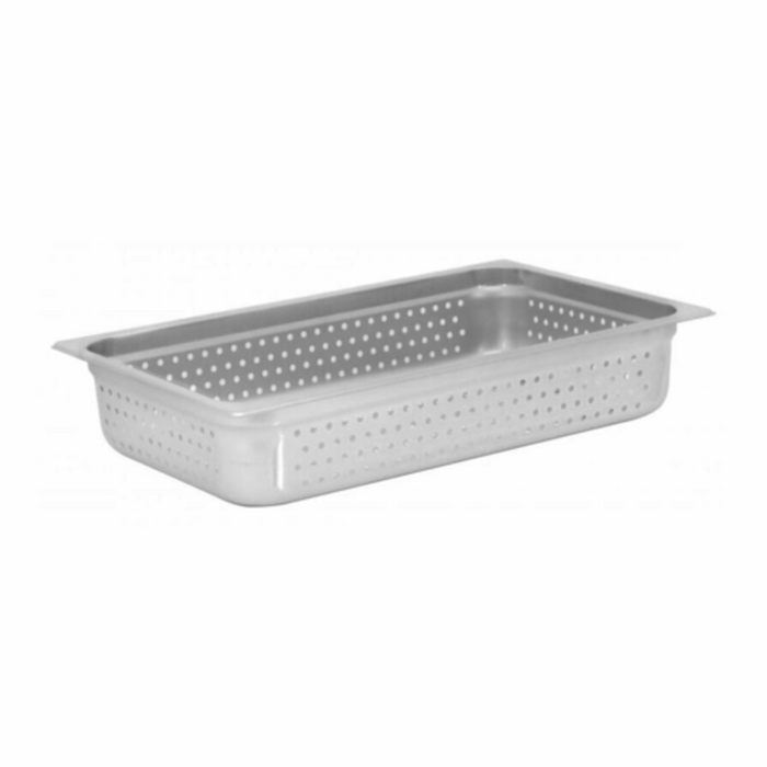 Omcan 85192 Full-Size 4-Inch Deep Stainless Steel Steam Pan perforated steam table pan insert for commercial kitchen buffet catering