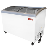 New Air NIF-49-CG 49" Curved Glass Ice Cream Freezer