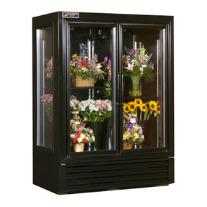 Powers FS52SDHC 52" Two-Section Floral Merchandiser Cooler 41.0 cu. ft.