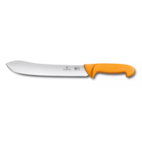 Victorinox 5.8436.25 Swibo 10" Blade Butcher's Knife Orange Handle