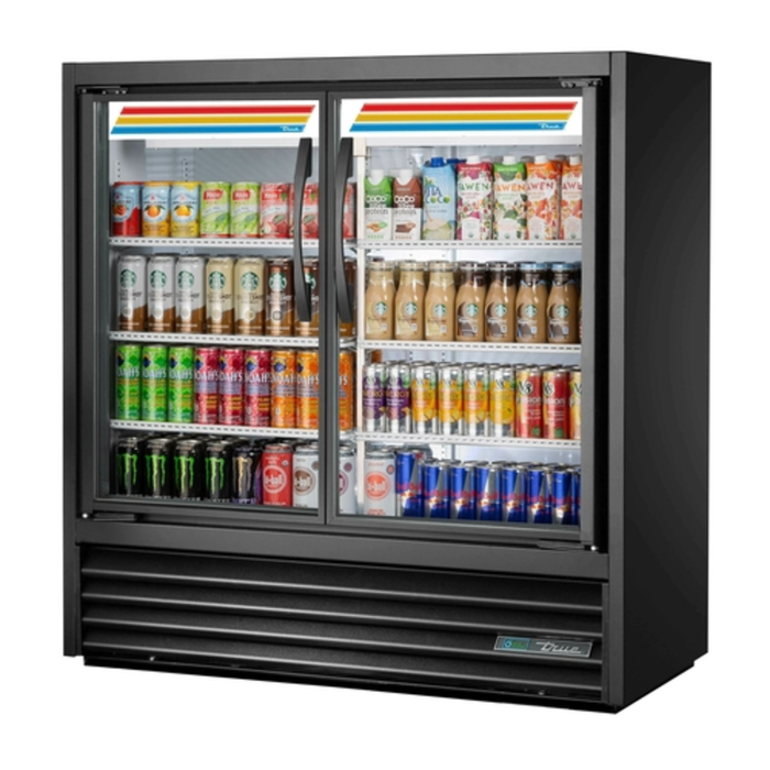 Réfrigérateur commercial True TVM-48SL-48-HC~VM01, 47 po, à portes battantes et à faible profondeur