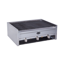 Royal RCB-18 18" Heavy Duty Gas Countertop Lava Rock Charbroiler