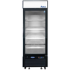 27 Inch Glass Door Refrigerator Merchandiser Featuring A Sleek Design With Spacious Shelves For Product Display