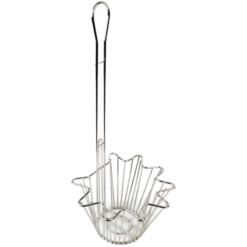 Nickel Plated Fryer Basket With Heat Resistant Handle For Efficient Deep Frying
