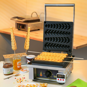 Equipex GES23/1 Cypress Single Electric Waffle Maker 4 Waffles