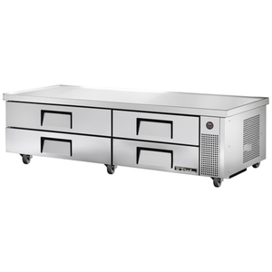 True TRCB-82-84-HC 84-Inch Refrigerated Chef Base 4 Drawers