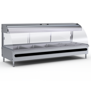Resfab GM-5P-N 68"W Heated Countertop Display Case 5 Pan