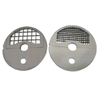 8mm cubing disc for vegetable cutter - a pair of stainless steel cutting discs for consistent vegetable preparation.