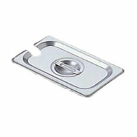 Couvercle de plat à vapeur en acier inoxydable perforé taille 1/9 Omcan 80285