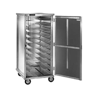 CRES COR 103UA11D Non-Insulated Mobile Enclosed Cabinet (11) Pans