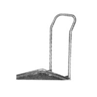 Cres Cor 1408-001 Push Handle Accessory for 500-2020 Dolly