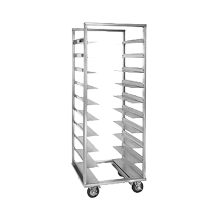 Cres Cor 207-2410A Mobile Oval Tray Storage Rack 10 Trays