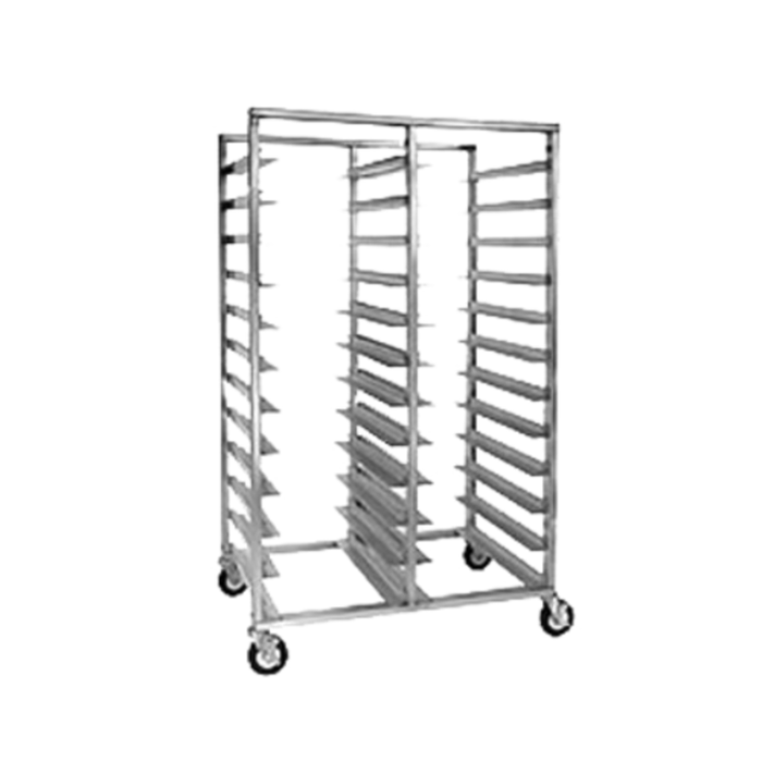 CRES COR 2213-1824B Mobile Double Tray Rack 48 Pan Capacity