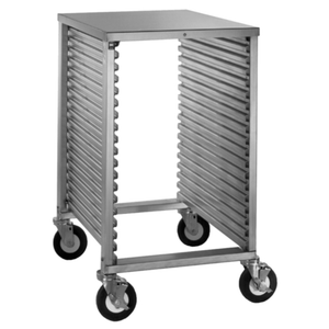 Cres Cor 280-1818A Mobile Half-Height Aluminum Pan Rack, 18 Pans