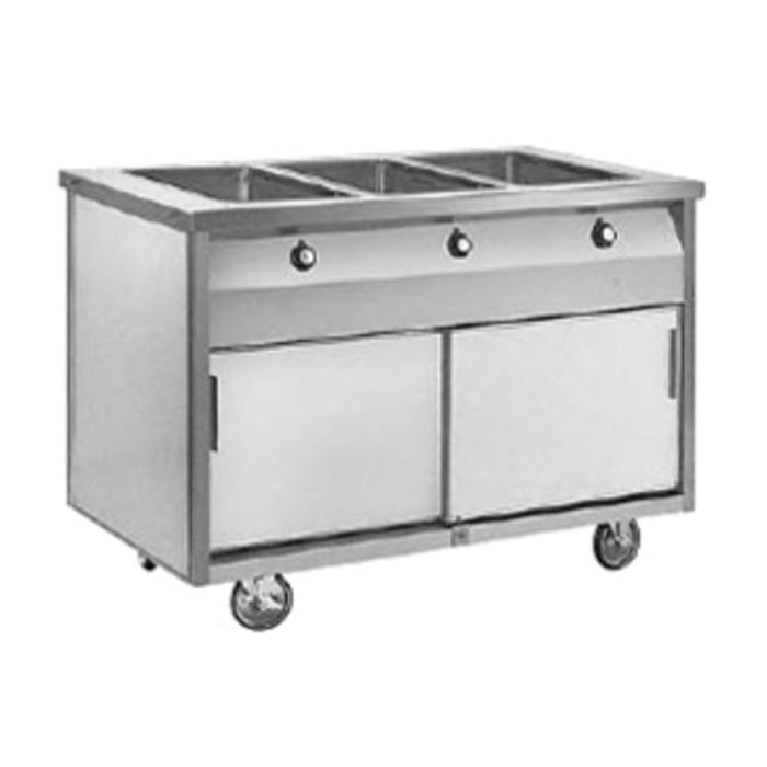 Randell RAN HTD-3B 48" Electric Hot Food Table with Heated Base