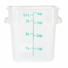 Commercial Polycarbonate Food Storage Container With Measurement Markings For Accurate Portion Control