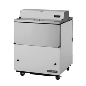True TMC-34-DS-SS-HC 34-Inch Mobile Milk Cooler 8 Crates