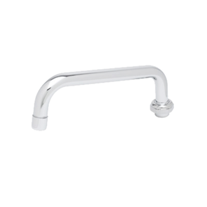 8 Inch Swing Faucet Nozzle Featuring A Durable Chrome Finish For Commercial Sink Applications