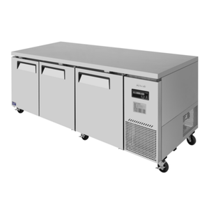 Turbo Air JUF-93D-N 93"W Three-Section Undercounter Freezer