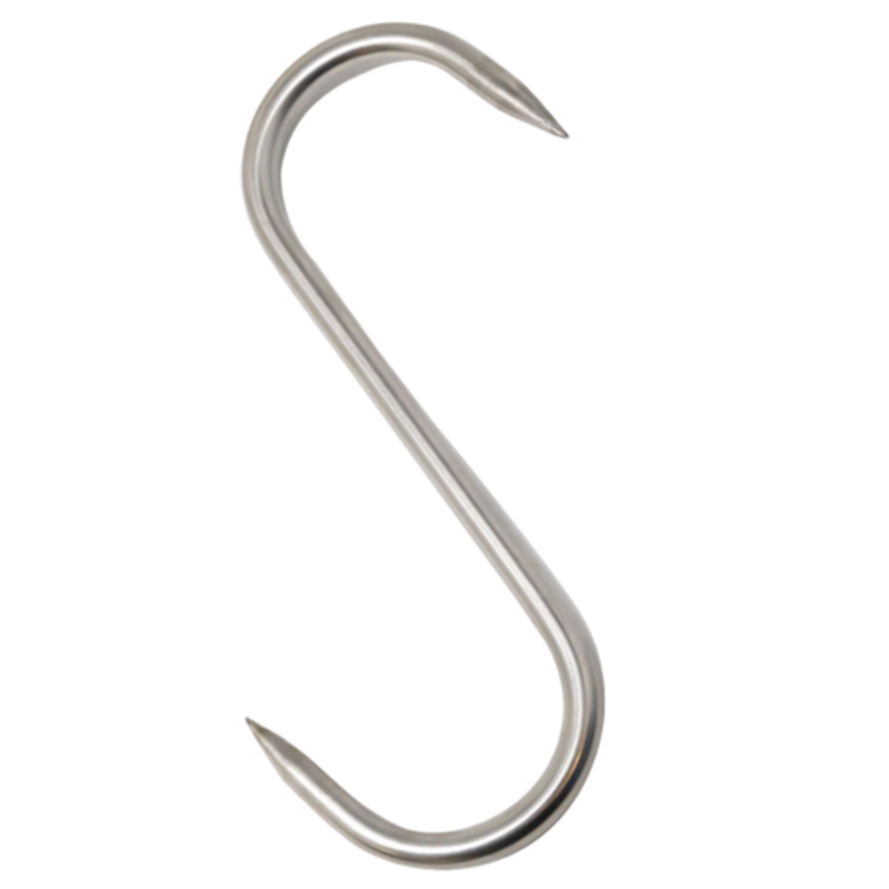 Alt Tag: Omcan 81281 1.18 Inch Stainless Steel S-Hook for Commercial Kitchens stainless steel S-hook for hanging utensils and tools