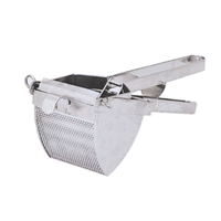 PR-15 "V" Ricer, 15" Long Heavy-Duty Stainless Steel Potato Ricer