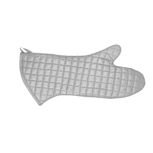 11M-SIL17 Gant de cuisine en silicone 43 cm Argent Antiadhésif Résistant à la graisse