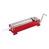 Alt Tag: TRENTO 48163 Manual Sausage Stuffer 12 Liter Capacity Red, red manual 12L sausage stuffer with stainless steel cylinder and hand crank