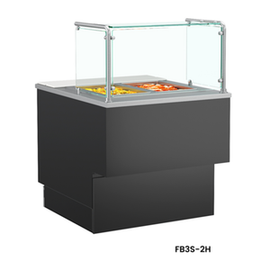 Structural Concepts FB5S-4H 64"W Grocerant Heated Food Bar Display Case