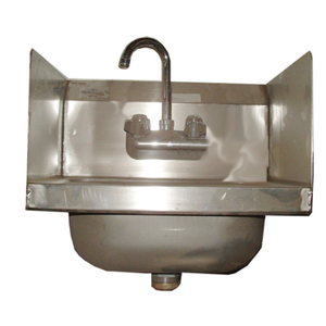 Winholt WS-HS-1410-5-F-2SS 17"L x 15"W Wall Mount Hand Sink