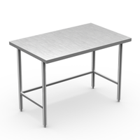 Winholt DTR-2484 84" x 24" Stainless Steel Top Work Table