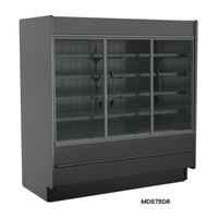 Structural Concepts MD678DR Fusion 74-1/4"W Self-Service Refrigerated Display Case